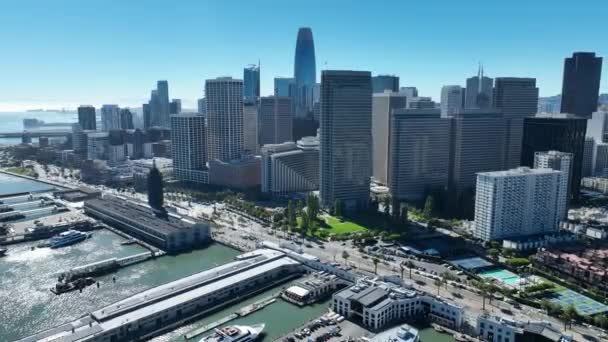 Por San Francisco San Francisco California United States Highrise Building — Stock Video