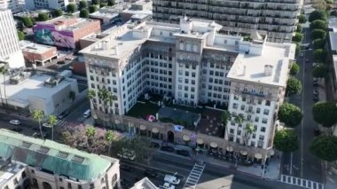 Beverly Wilshire, Beverly Hills, Los Angeles Birleşik Devletleri. Ünlü Lüks Mahalle. Film Yıldızları Bölgesi. Beverly Wilshire Beverly Hills, Los Angeles Birleşik Devletleri.