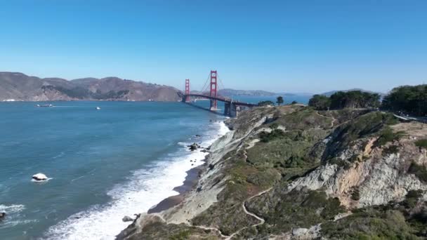 Golden Gate Park San Francisco California Estados Unidos Downtown City — Vídeos de Stock