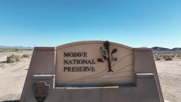 Резерв Мохаве Сан Бернардино Калифорния Сша Национальный Резервный Туризм Путешествия — стоковое видео