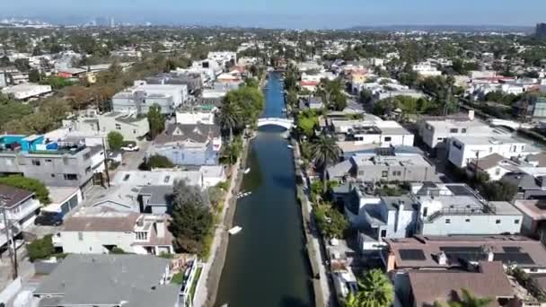 Venice Los Angeles California United States Coast City Landscape Seascape — Stock Video