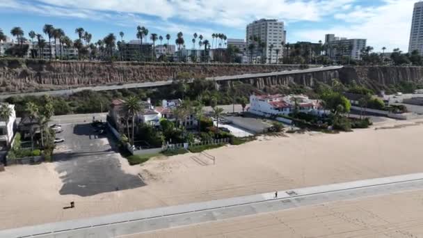 Santa Monica Los Angeles California Spojené Státy Americké Centrum Cityscape — Stock video