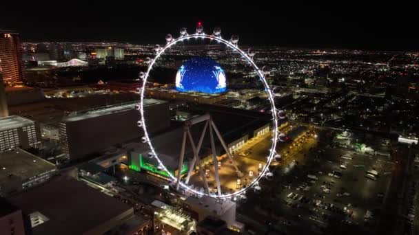 Grande Roue Las Vegas Nevada États Unis Tourisme Référence Voyage — Video