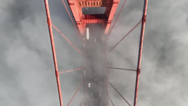 Kaliforniya San Francisco Daki Golden Gate Köprüsü Havalimanı Şehir Merkezindeki — Stok video