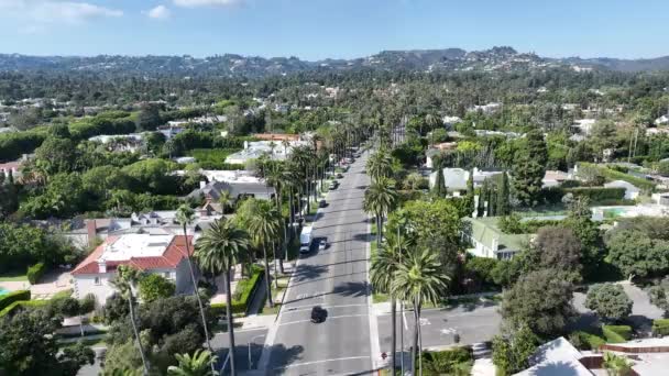 비벌리 로스앤젤레스 캘리포니아 유명한 럭셔리 비벌리 로스앤젤레스 캘리포니아 — 비디오