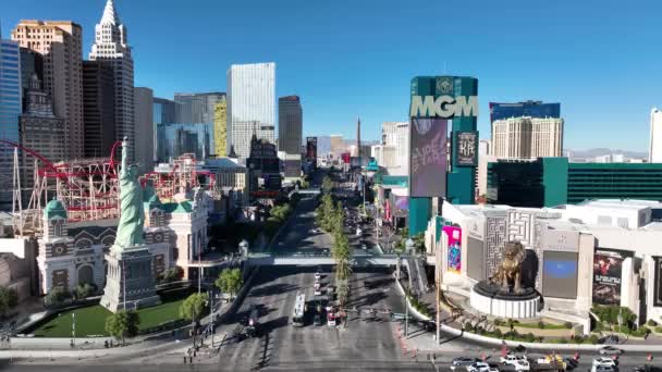 Las Vegas Boulevard Las Vegas Dans Nevada États Unis Tourisme — Video