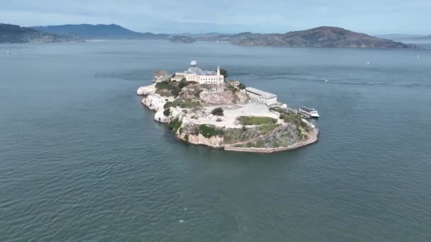 Isla Alcatraz San Francisco California Estados Unidos Highrise Building Architecture — Vídeos de Stock