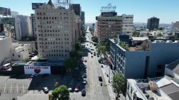 Hollywood Boulevard Los Angeles California United States Hollywood Boulevard Landscape — Stock video