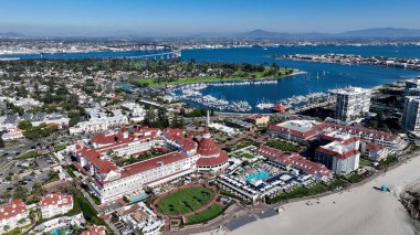 Kaliforniya, San Diego 'daki Conorado Oteli. Paradisiac Sahili. Deniz Burnu Simgesi. Kaliforniya, San Diego Conorado Oteli.