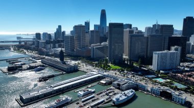 San Francisco Limanı, San Francisco, Kaliforniya, ABD. Megalopolis Şehir Merkezi. İş seyahati. San Francisco Limanı San Francisco, Kaliforniya Birleşik Devletleri.