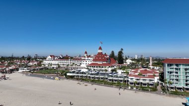 Kaliforniya, San Diego 'daki Conorado Oteli. Paradisiac Sahili. Deniz Burnu Simgesi. Kaliforniya, San Diego Conorado Oteli.