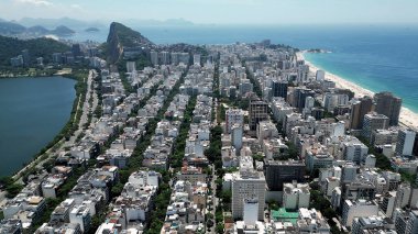 Ipanema Beach At Downtown Rio De Janeiro In Rio De Janeiro Brazil. Travel Destinations. Tourism Scenery. Downtown Rio De Janeiro At Rio De Janeiro Brazil. Summer Travel. Tropical Scenery.