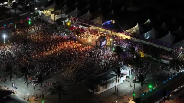 Desfile Carnaval Porto Seguro Bahia Brasil Desfile Carnaval Fiesta Carnaval — Vídeo de stock