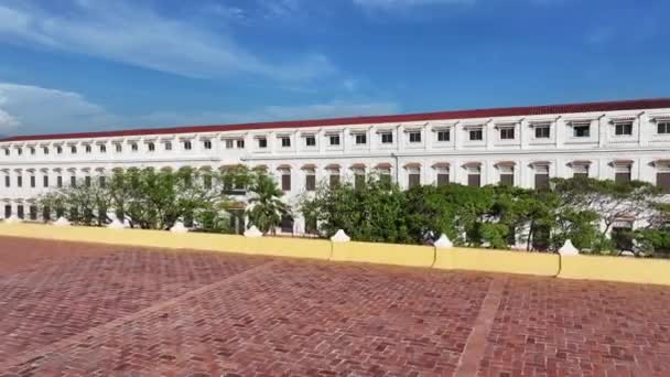 Famoso Edificio Cartagena Indias Bolívar Colombia Murallas Del Paisaje Cartagena — Vídeo de stock