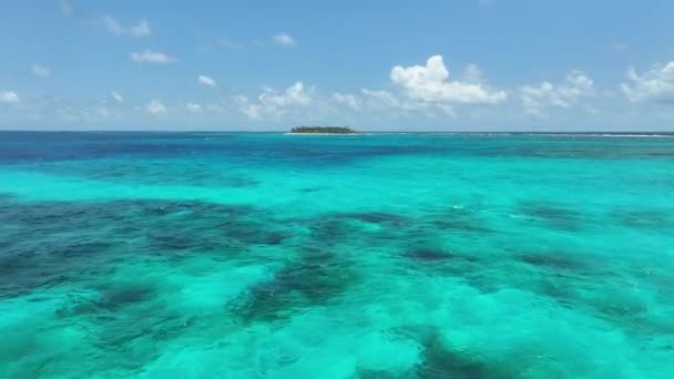 Jonhny Cay San Andres Providencia Santa Catalina Colômbia Praia Caribe — Vídeo de Stock