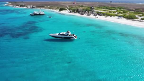 Klein Curacao Beach Willemstad Netherlands Curacao Beach Landscape Caribbean Island — Stock Video