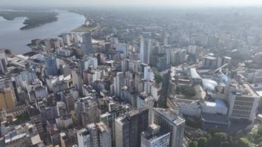 Porto Alegre Skyline Rio Grande Do Sul Brezilya 'daki Porto Alegre' de. Şehir merkezinde. Highrise Binaları. Güzel şehir Skyline. Porto Alegre Skyline Rio Grande Do Sul Brezilya 'daki Porto Alegre' de.
