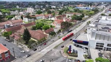 Curitiba Skyline Parana Brezilya Curitiba 'da. Tarihi Bina. Turizm Seyahati. Şehir merkezinde. Curitiba Skyline Parana Brezilya Curitiba 'da. Ünlü Hastanesi. Parana Brezilya.