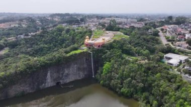 Curitiba Parana. Parana Brezilya Curitiba 'daki Tangua Parkı. State Park Peyzajı. Turizm Seyahati. Doğa Parkı. Parana Brezilya Curitiba 'daki Tangua Parkı. Botanik Manzarası.