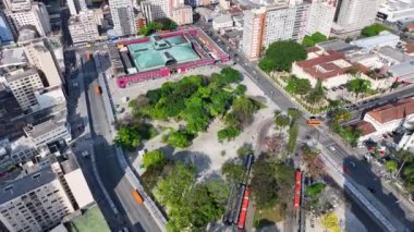 Curitiba Brezilya. Parana Brezilya 'daki Curitiba Merkez Pazarı. Turizm Tarihi Yer. Şehir merkezinde. Şehir peyzajı. Parana Brezilya 'daki Curitiba Merkez Pazarı. Meşhur Hedef.