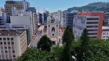 Santa Catarina Brezilya 'daki Florianopolis Katedrali Kilisesi. Tarihi Kilise 'de. Din geçmişi. Seyahat güzergahı. Santa Catarina Brezilya 'daki Florianopolis Katedrali Kilisesi. Yükseklik Binaları.