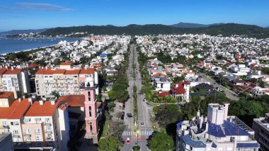 Jurere Internacional At Florianopolis In Santa Catarina Brazil. Urban Landscape. Landmark Avenue. Travel Destination. Jurere Internacional At Florianopolis In Santa Catarina Brazil. Seascape Scene. clipart