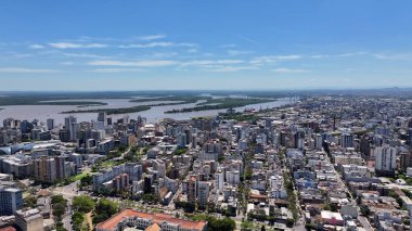 Porto Alegre Skyline Rio Grande Do Sul Brezilya 'daki Porto Alegre' de. Şehir merkezinde. Highrise Binaları. Güzel şehir Skyline. Porto Alegre Skyline Rio Grande Do Sul Brezilya 'daki Porto Alegre' de.