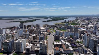 Porto Alegre Skyline Rio Grande Do Sul Brezilya 'daki Porto Alegre' de. Şehir merkezinde. Highrise Binaları. Güzel şehir Skyline. Porto Alegre Skyline Rio Grande Do Sul Brezilya 'daki Porto Alegre' de.