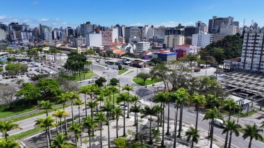 Florianopolis Skyline Santa Catarina Brezilya 'daki Florianopolis' te. Xv De Novembro Meydanı. Şehir merkezinde. Katedral Kilisesi. Florianopolis Skyline Santa Catarina Brezilya 'daki Florianopolis' te.