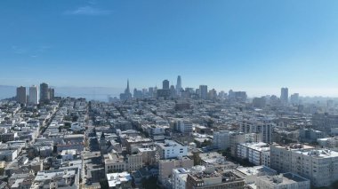 San Francisco Skyline, San Francisco, Kaliforniya Birleşik Devletleri. Megalopolis Şehir Merkezi. İş seyahati. San Francisco Skyline San Francisco 'da Kaliforniya' da.