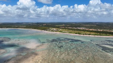 Brezilya 'nın kuzeydoğusunda, Alagoas Brezilya' daki Sao Miguel Dos Milagres 'te Skyline. Doğa manzarası. Cennet Manzarası. Seyahat belgesi. Kuzeydoğu Brezilya Alagoas Brezilya 'da Skyline.