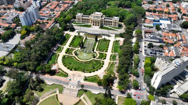 Sao Paulo Skyline Sao Paulo Brezilya 'daki Ipiranga Müzesinde. Anıt Boş Vakti. Flag City 'de. Sao Paulo Brezilya 'daki Ipiranga Müzesi. Trafik Anıtı. Heykel Şehri.