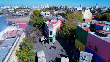Buenos Aires Arjantin 'de Buenos Aires Skyline. Şehir merkezi manzarası. Çarpıcı şehir manzarası. Ofis binaları. Buenos Aires Arjantin 'de Buenos Aires Skyline. Yüksek Binalar Manzarası.