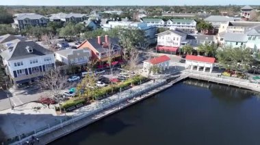 Florida 'daki Lakeside Parkı' nda. Taşra manzarası. Doğa Parkı. Florida Birleşik Devletleri 'nde kutlama. Şehir merkezinde. Açık hava manzarası. Florida Kutlaması.