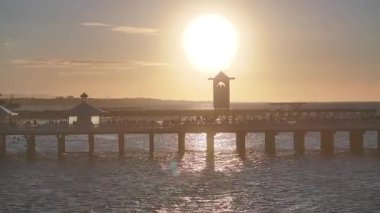 Fortaleza Ceara. Ceara Brezilya 'daki Fortaleza' da sahil günbatımı. Sunset Sahili. Doğa Iracema Sahili. Tatil Tatilleri. Ceara Brezilya 'daki Fortaleza' da sahil günbatımı. Yaz Seyahati.