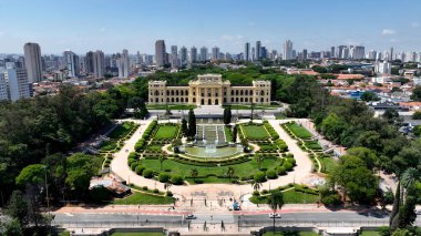Sao Paulo Skyline Ipiranga Park Sao Paulo Brezilya 'da. Şehir merkezinin modern binalarla dolup taşması. Şehir merkezindeki iş dünyası. İş geçmişleri ünlüdür. Ipiranga Parkı Sao Paulo.