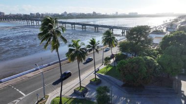 Sao Luis Skyline 'da Sunrise at Sao Luis, Maranhao Brazil. Jose Sarney Köprüsü. Mangrove Skyline 'da. Sao Luis Skyline Maranhao Brezilya 'da Sao Luis' de. Manzaralı Gündoğumu. Tatil seyahatleri. Brezilya Kuzeydoğu.