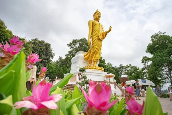 Chiangkhan Loei Thailand September 2022 Big Buddha Image Chiangkhan Skywalk — стокове фото