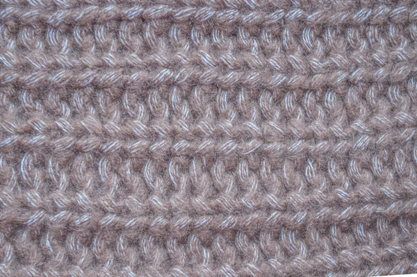 ニットテクスチャ 概要織物を織る ジャカード暖かい背景 柔らかい編み物のテクスチャ 綿の糸 北欧のクリスマスジャンパー マクロカーペットカシミア 閉じる Knitting Texture — ストック写真