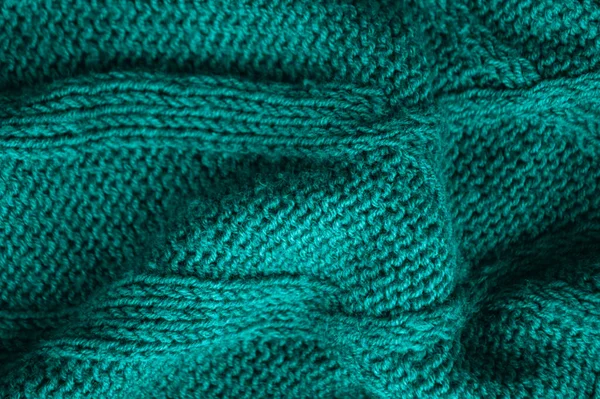 Linen Knitwearテクスチャ 有機的なニットの背景 ジャカード暖かいデザインを織ります プルオーバーの質感 スレッドを閉じます 北欧のクリスマスの装飾 繊維ブランケットガーメント プルオーバーテクスチャ — ストック写真