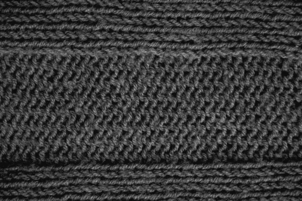 Structure Strick Print Organisches Wollmuster Baumwolle Handgefertigten Winter Hintergrund Gestrickter — Stockfoto