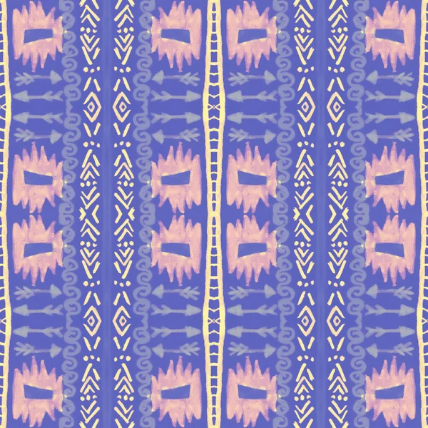 Patrón Étnico Geométrico Diseño Tela Perú Fondo Americano Vintage Textura — Foto de Stock