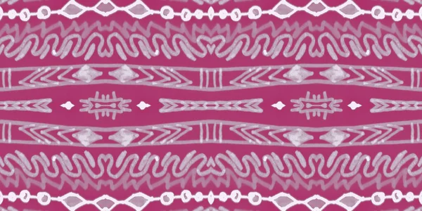 Ruban Art Tribal Origine Ethnique Homogène Modèle Aztèque Traditionnel Texture — Photo
