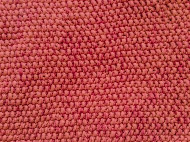 Noel Örgü Şablonu. Klasik dokuma atlayıcısı. Yakın plan İskandinav duvar kağıdı. Xmas Örgü Arkaplan. Soyut Dokuma Tasarımı. Fiber örgü iplik nakışı. Kırmızı Xmas Örülmüş Doku.