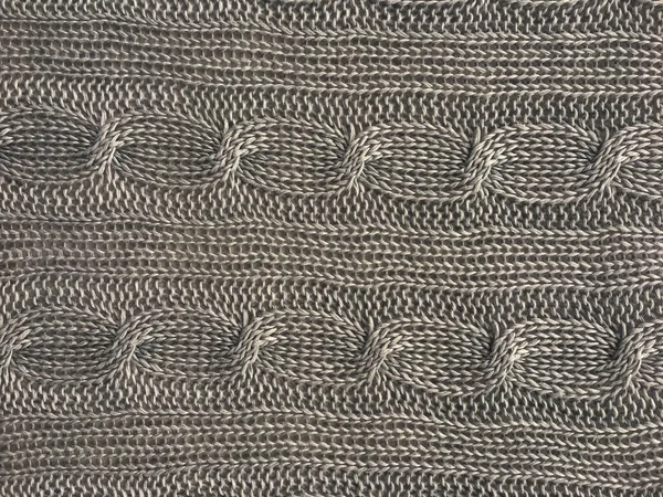 Αφηρημένη Πλεκτή Διακόσμηση Σκανδιναβική Λεπτομέρεια Ταπετσαρία Κλασσικό Νήμα Υφάσματος Χειροποίητη — Φωτογραφία Αρχείου