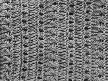 Klasik örgü süsü. Noel Yünü Kazağı. Jacquard Detay Arkaplanı. Örgü süs. Nordic Soft Giyim. Soyut Makro İplik. El yapımı battaniye. İplik örgüsü süsü..