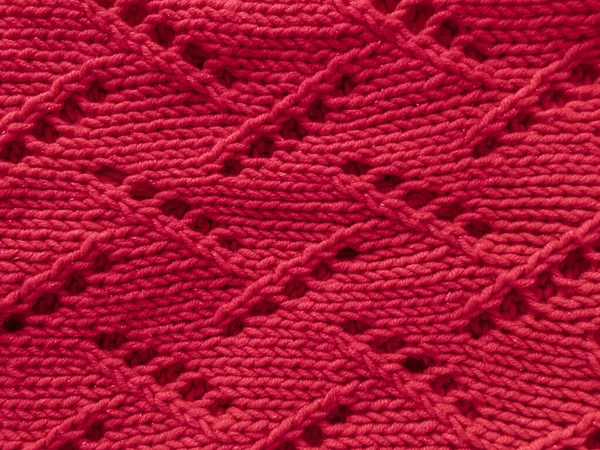 Weihnachten Strickmuster Abstrakter Teppich Aus Baumwolle Detail Skandinavisches Material Weihnachten — Stockfoto