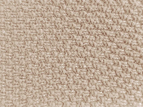 Beige Jacquard Knitting. Winter Wool Ornament. Knitwear Detail Background. Woven Fabrics. Nordic Soft Embroidery. Organic Closeup Thread. Vintage Handmade Cloth. Texture Knitted Fabric.