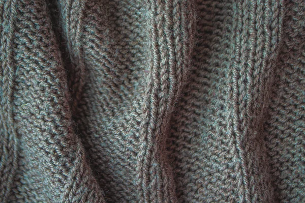 Linen Knitted Print. Organic Woolen Pattern. Weave Knitwear Holiday Background. Knitted Print. Dark Cotton Thread. Scandinavian Christmas Blanket. Soft Decor Material. Structure Pattern Knit.