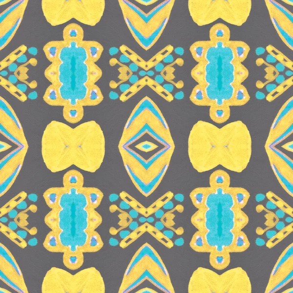 Nahtlose Hintergrundmusik Vintage Aztekischen Ornament Peru Muster Für Textilien Handgezeichneter — Stockfoto